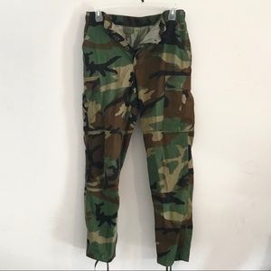 Military Officials Camouflage Pants Size S Regular
